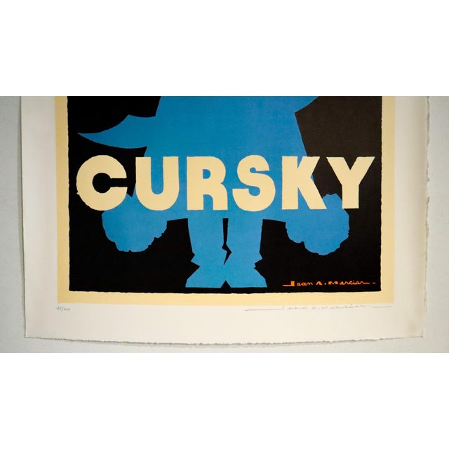 Art Deco 1926 French Alcohol Advertisement, Cursky, Kummel Cointreau, Jean A. Mercier For Sale - Image 3 of 5