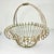 1950s Vintage French Art Nouveau Boho Chic Medium Jardiniere Basket Planter. For Sale - Image 9 of 17