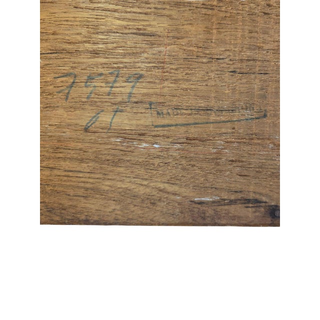 Vintage Asian Hand-Carved Camphor Wood Jewelry Box With Village Scene & Brass Hardware For Sale - Image 13 of 18