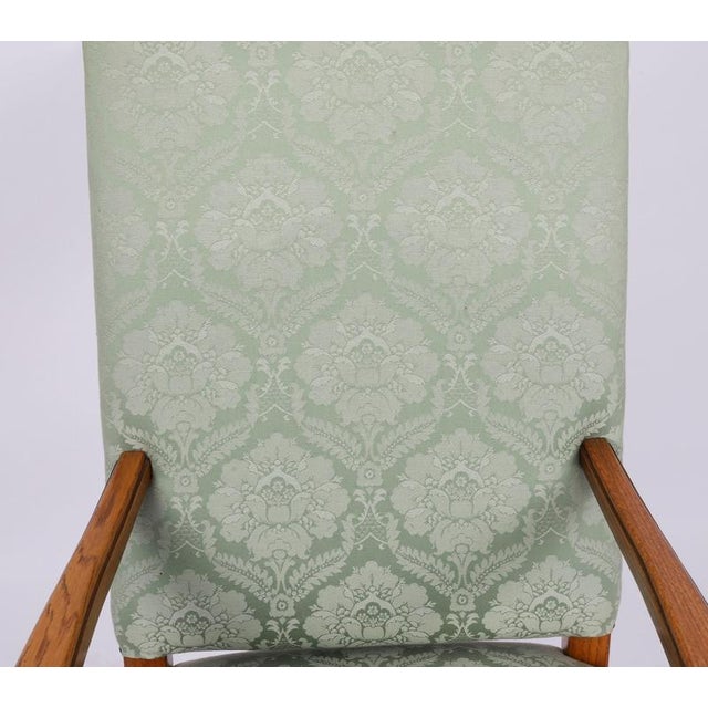 Vintage High Back Dining Chairs in Oak, Set of 8 For Sale - Image 10 of 18