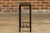 Early 21st Century Leather Louis Vuitton Top Small Side Table with Custom Metal Base and Stretchers For Sale - Image 5 of 12