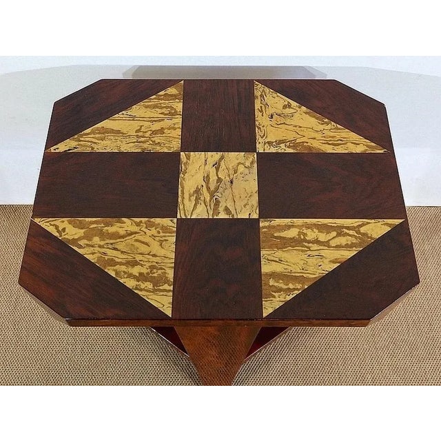 Art Deco Mahogany Side Table, 1940s For Sale - Image 4 of 16