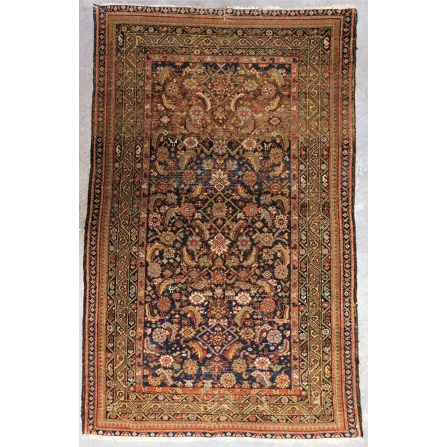 1900 Antique Persian Fereghan Rug For Sale - Image 13 of 13