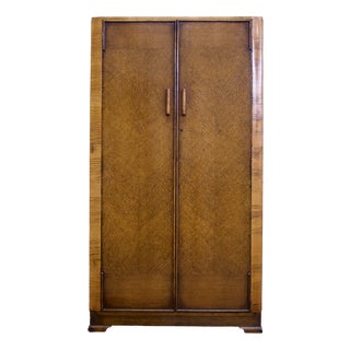 Mid-Century Oak Compact Wardrobe, 1950s For Sale