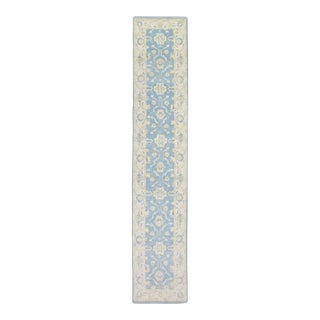 Modern Turkish Oushak Rug 2'11" x 15' For Sale