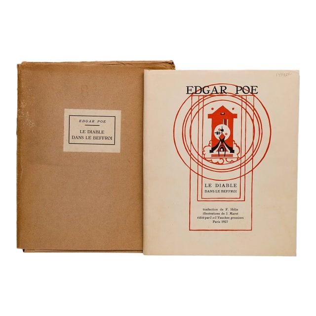 1927 Edgar Allan Poe “Le Diable Dans Le Beffroi” Jacques Maret Illustrated Limited Edition For Sale