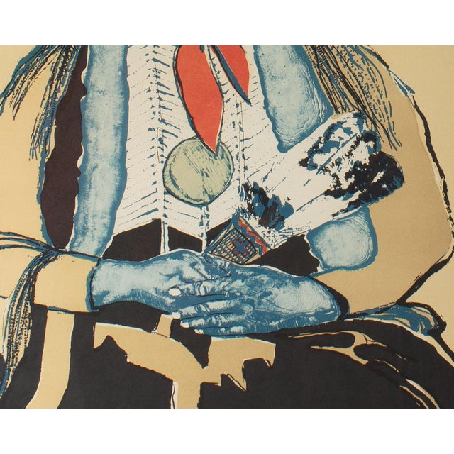 1975 New York Graphic Society Poster by Fritz Scholder For Sale - Image 4 of 8