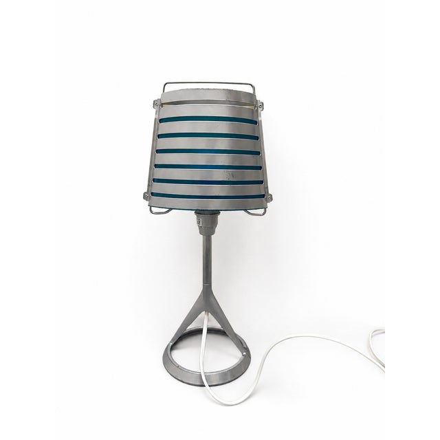 1980s Cleto Bicolore Table Lamp by Roberto Favaretto for Lucente, 1980s For Sale - Image 5 of 11