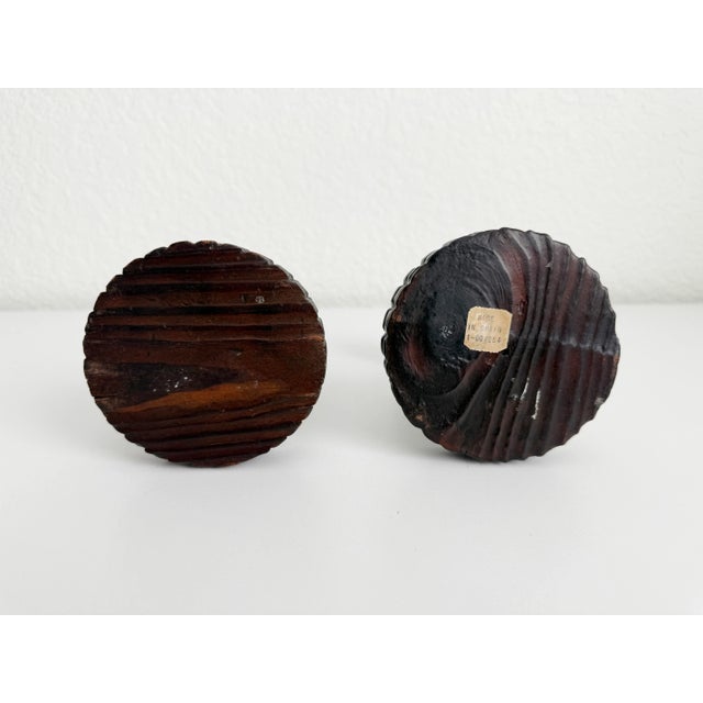 Black 1970s Spanish Revival Candle Holders - A Pair For Sale - Image 8 of 8