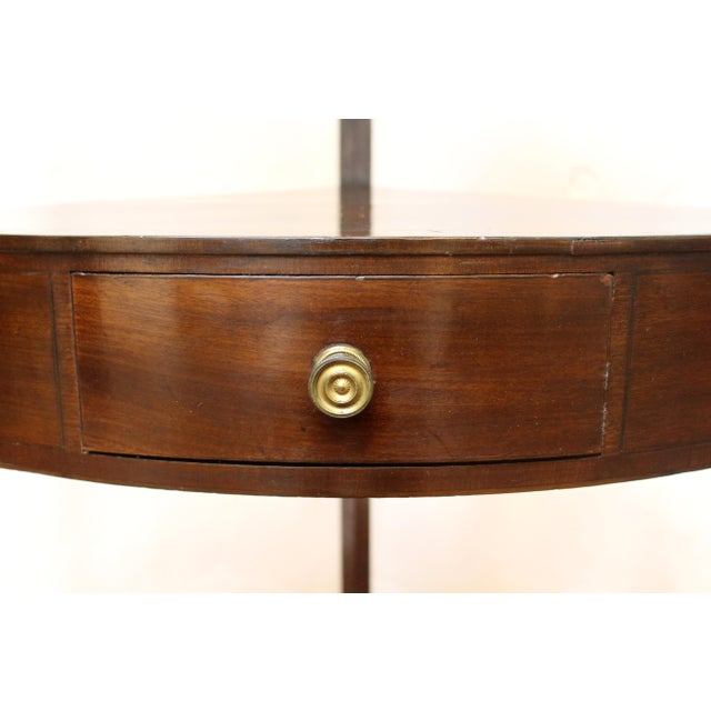 Brown Circa 1790 George III Period Corner Washstand, English For Sale - Image 8 of 9