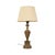 A beautiful and impressive brass table lamp in the classic Empire style, France, dating from around the mid-20th century....