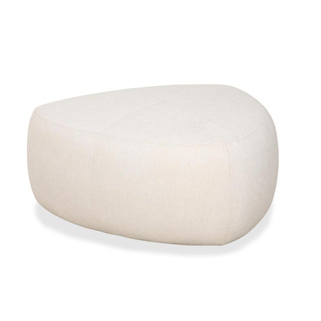 Set of Bolzano Fabric Armchair and Ottoman in Cream Beige from Boconcept For Sale - Image 15 of 18