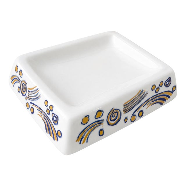 Porcelain Ashtray by Manuel Cargaleiro For Sale