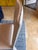 Sold as a pair: Elegant ivory cream bonded leather dining chairs from Room & Board. This pair has a minimalist design with...