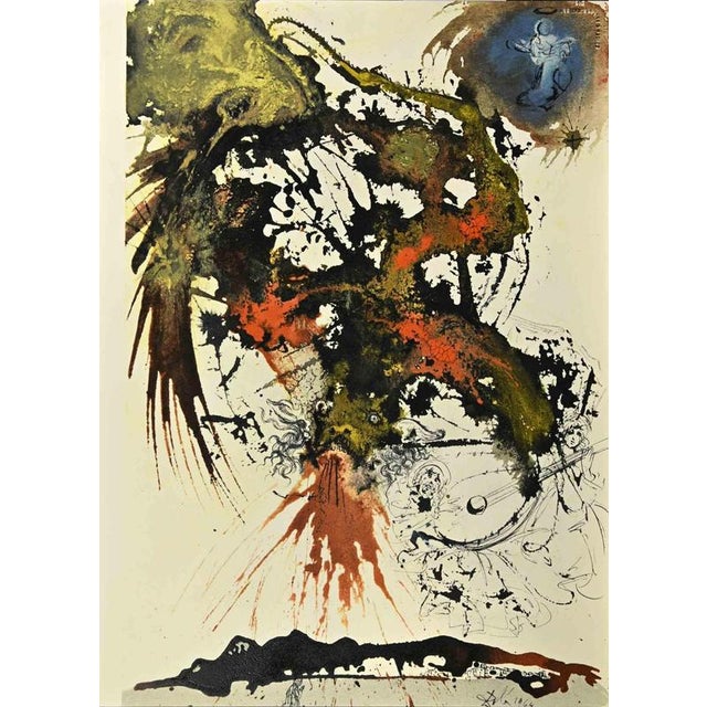 Salvador Dali, Proelium Magnum in Caelo, Lithograph, 1967 For Sale - Image 4 of 4