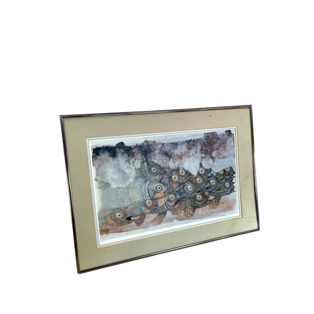 Mid-Century Modern John P. Morgan "School" Limited Edition Signed Lasergraph Print, Reliance Press, 1980s For Sale - Image 3 of 11