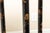 Mid 20th Century Pair of Ebonized and Parcel Gilt Hexagonal Side Tables For Sale - Image 5 of 9