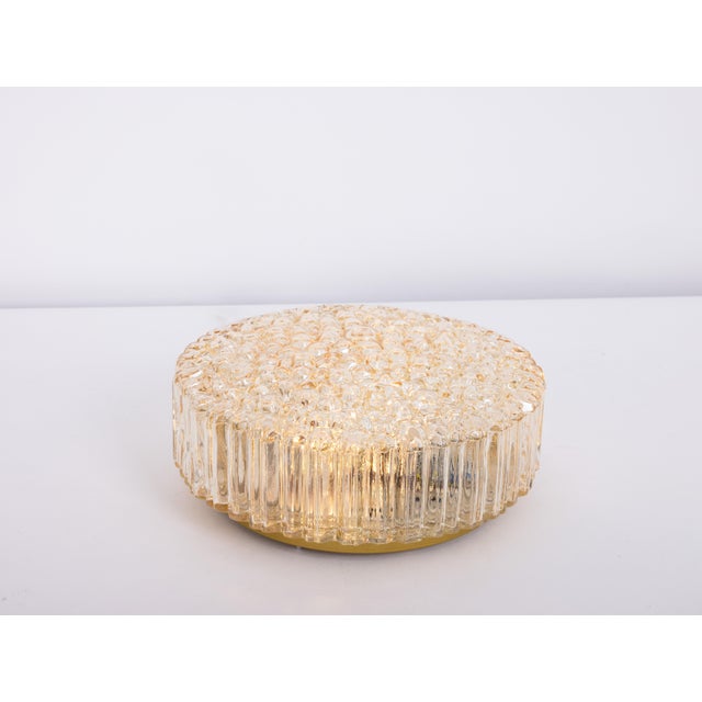 Large Bubble Glass Flush Mount from Limburg, Germany, 1970s For Sale - Image 6 of 11