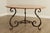 Traditional Tuscan Style Iron Scroll Base Round Marble Top Dining Table For Sale - Image 3 of 12