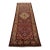 Hamedan Runner 3’8” X 9’10” Blue Wool Vintage Tribal Hand-Knotted Rug For Sale