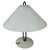 Space Age Mushroom Lamp with White Acrylic Shade and Metal Base For Sale - Image 6 of 8