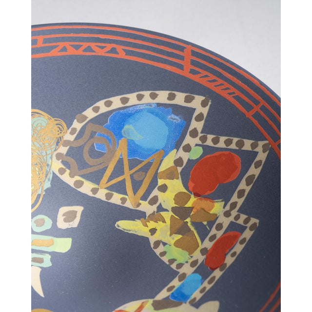 Gray Liguria Porcelain Wall Plate by Gilbert Portanier for Rosenthal Studio-Line, 1970s For Sale - Image 8 of 11