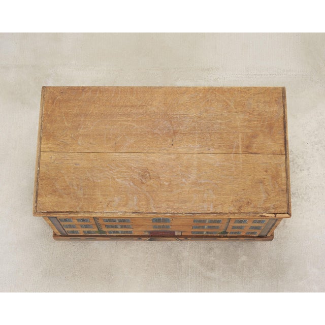 19th Century 19th C. Country English Painted Georgian House Blanket Chest For Sale - Image 5 of 18