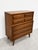 Wood Mid Century Modern Walnut Dresser by United Furniture Co. | Burled Drawers | Refinished Storage 1960's For Sale - Image 7 of 11