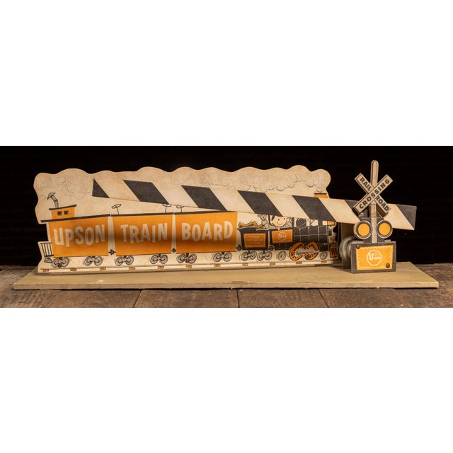 Mid-Century Upson Train Board Mechanical Point-of-Sale Display For Sale - Image 4 of 8