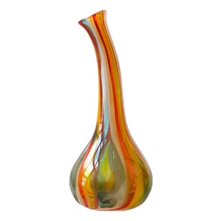 Studio Glass Vase from Mdina, Malta, 1970s For Sale