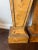 French Regency Style Pair of Burlwood Veneer Pedestal With Marble Top and Lion Head Brass Detail For Sale In Dallas - Image 6 of 13