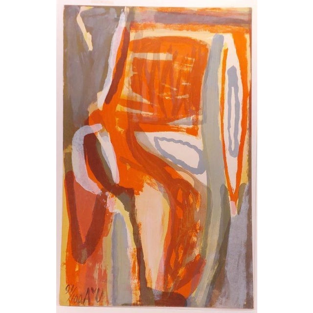 Lithograph, 1974 Handsigned by the artist in pencil and numbered 91/100 Publisher : Maeght (Paris) Printer : Pierre Badey...