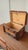 Antique Tramp Art Wooden Box, Hand Carved Folk Art Chest, Chip Carved Jewelry Box, Rustic Primitive Storage, Collectible Decor For Sale - Image 10 of 17