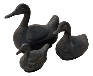 Set of 3 1970s Duck Boxes