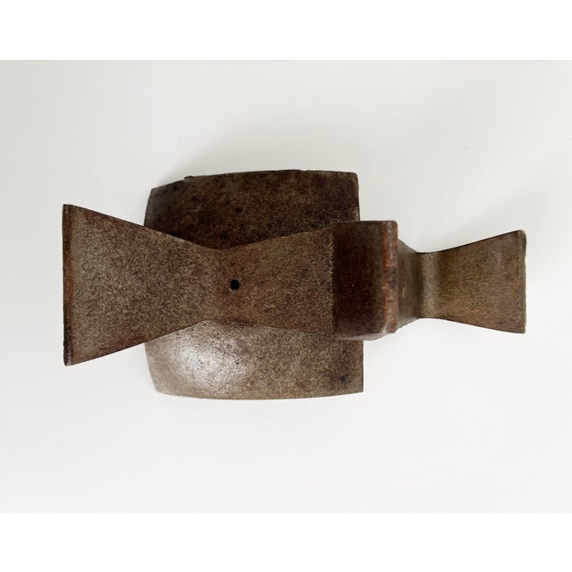 Bronze Japanese Cast Iron Candle Holder For Sale - Image 8 of 9