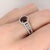 Modern 1.4Ct Spessartine Garnet Ring With Earth Mined Diamonds: Solid 14k Gold, 6.5mm, Size 6.75 For Sale - Image 3 of 12