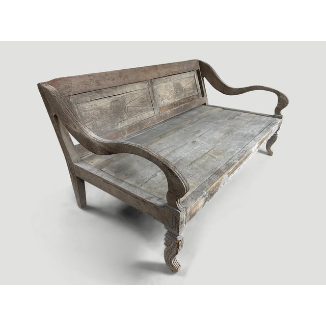 Tribal Rare Antique Day Bed For Sale - Image 3 of 5