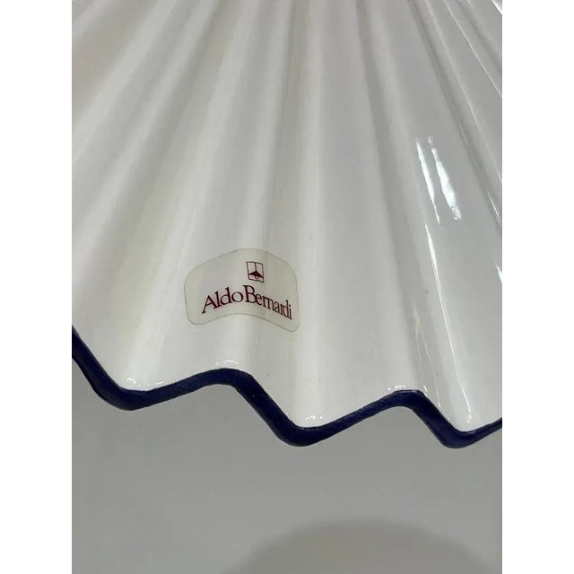 1990s Ceramic and Brass Ceiling Lamp by Aldo Bernardi, Italy, 1990s For Sale - Image 5 of 7