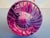 Fuchsia Mouth-Blown Glass Vase with Filigree Threads, Sweden, 1970s For Sale - Image 6 of 11