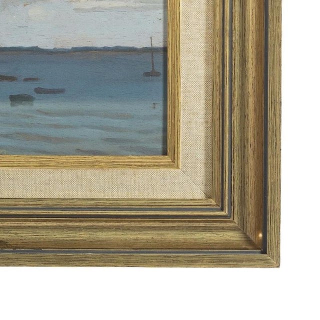 Jules Louis Moreteau, River View, Oil Painting For Sale - Image 5 of 6