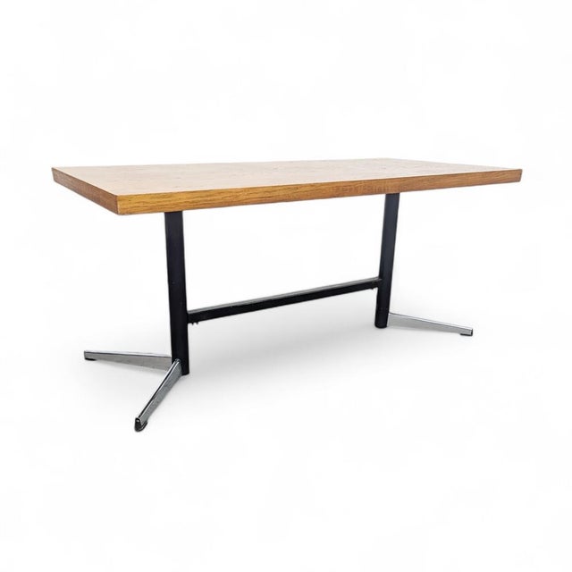 Sturdy coffee table manufactured by up závody in former czechoslovakia during the 1970s. Constructed with a chrome-plated...