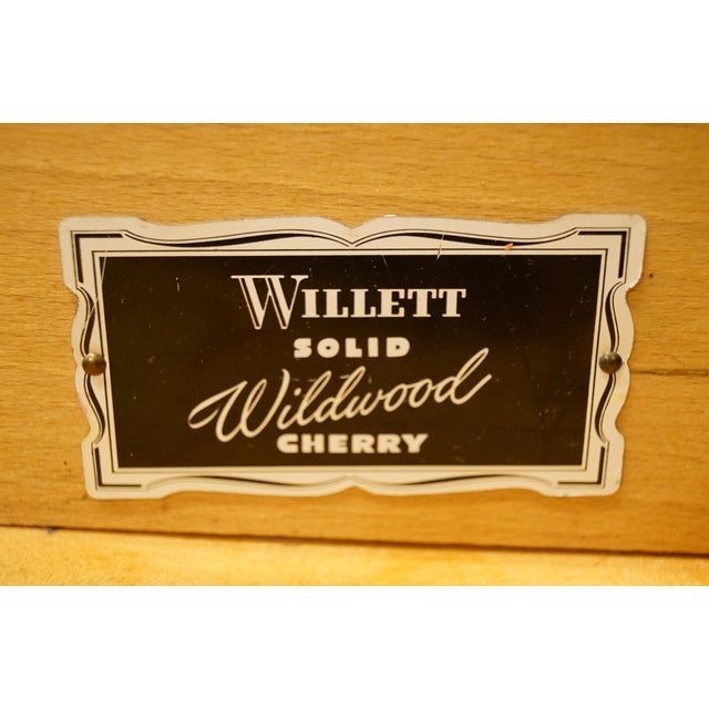 Willett Furniture Solid Wildwood Cherry Colonial Style China