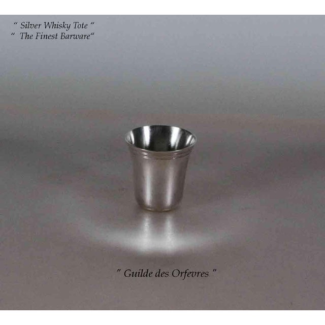 New 1970’s Silverplate Whisky Tots/Liquor/Vodka Cups- Set of 6 For Sale - Image 4 of 10