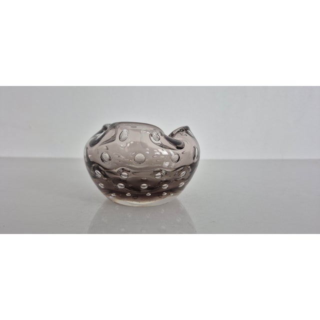 Vintage Murano Glass Ashtray, Italy, 1960s For Sale - Image 3 of 13