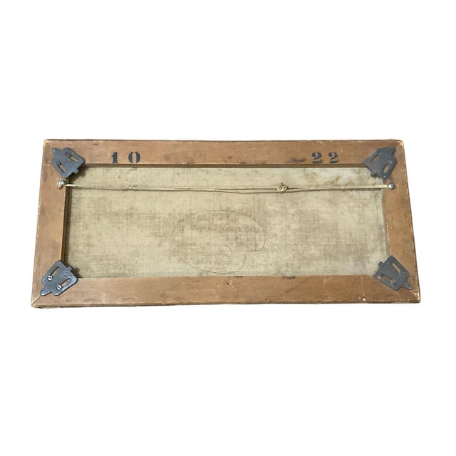 Antique 19th Century Oil on Canvas Landscape Painting For Sale - Image 10 of 12