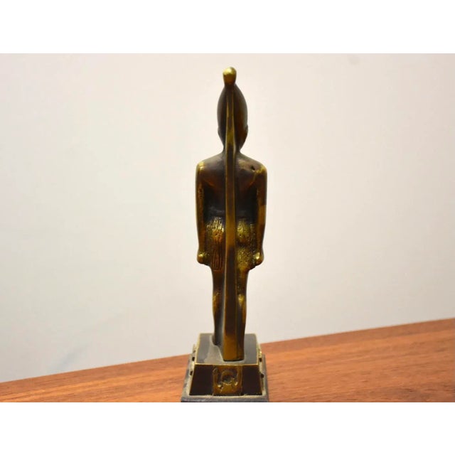 Bronze Egyptian Sculpture For Sale - Image 4 of 8