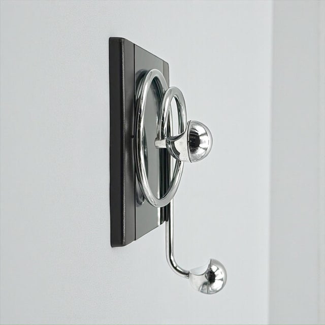 This pair of Italian wall coat hangers was designed by Goffredo Reggiani and produced in the 1970s, during the height of...