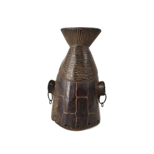 Early 20th Century Early 20th Century Mangbetu Conical Helmet Mask For Sale - Image 5 of 8