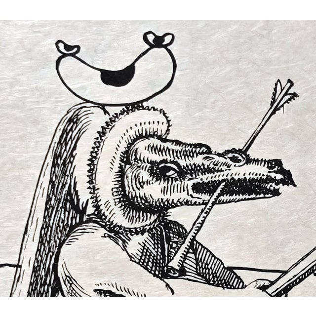 1970s Salvador Dali, Louis de Brézé from Les Songes Drôlatiques de Pantagruel, Original Large Lithograph, 1973 For Sale - Image 5 of 10