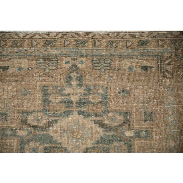 Vintage Distressed Heriz Rug Runner - 3'5" x 10'8" For Sale - Image 11 of 11